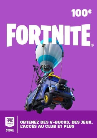 Carte-cadeau 100€ Fortnite pour la France 100.00 EUR | Code
